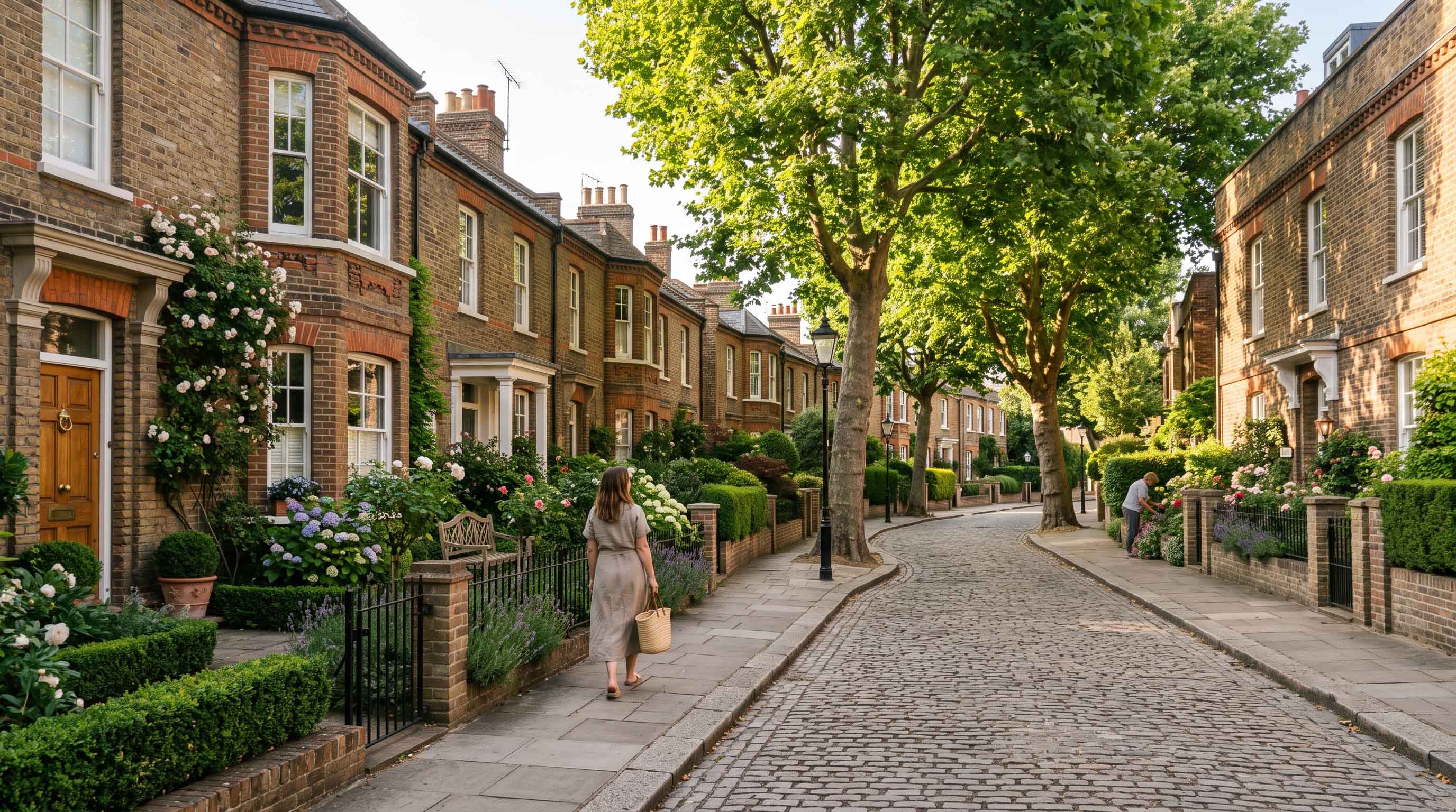 Which neighborhoods in London are considered safe areas?